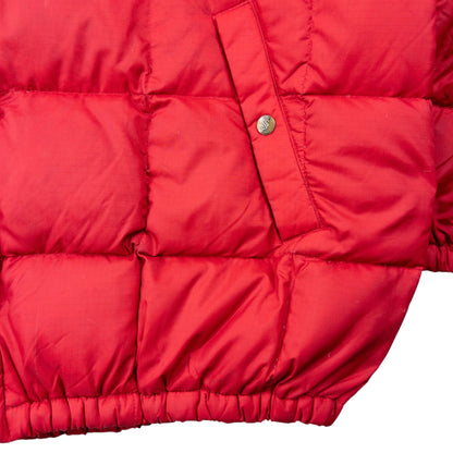 Vintage 90s YSL Yves Saint Laurent Zip Up Puffer Jacket Size XL | XL, Red