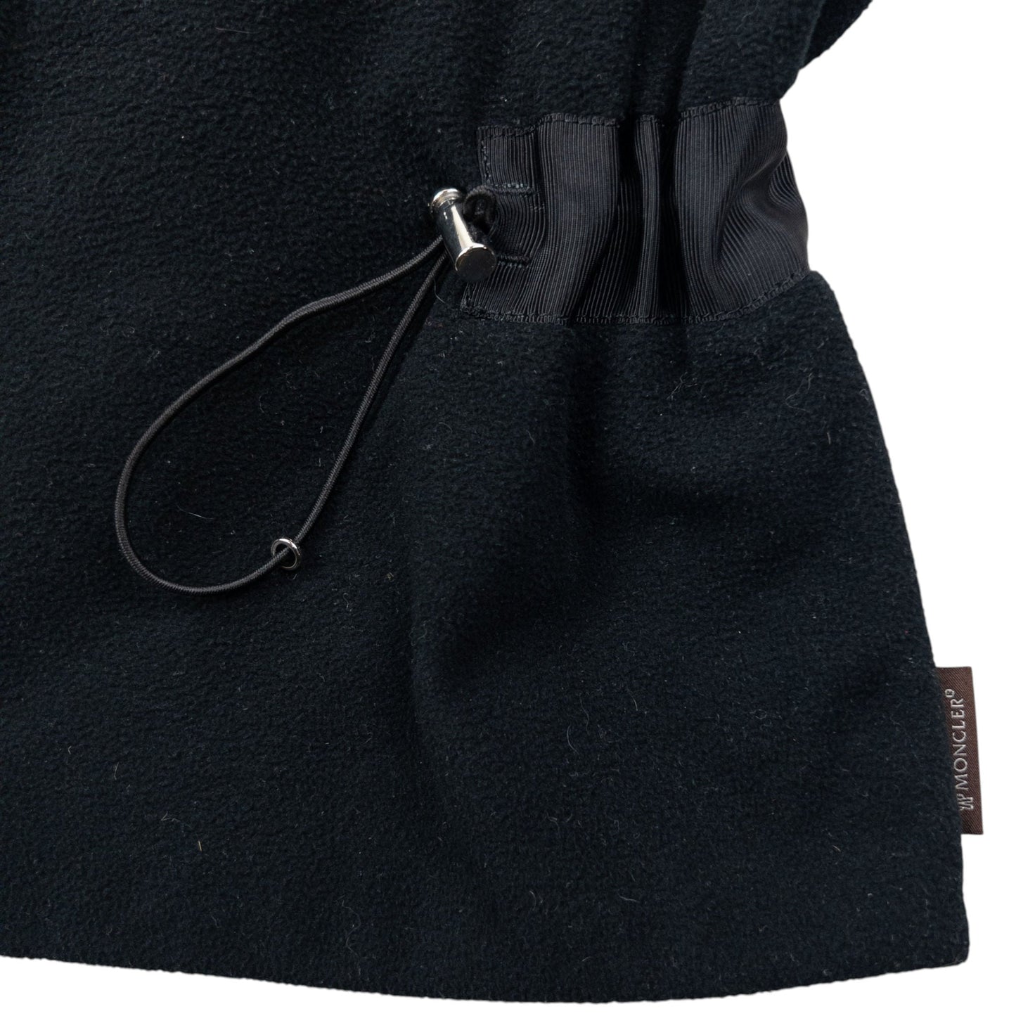 Vintage 90s Moncler Zip Up Fleece Gilet Womens Size M | Medium, Black