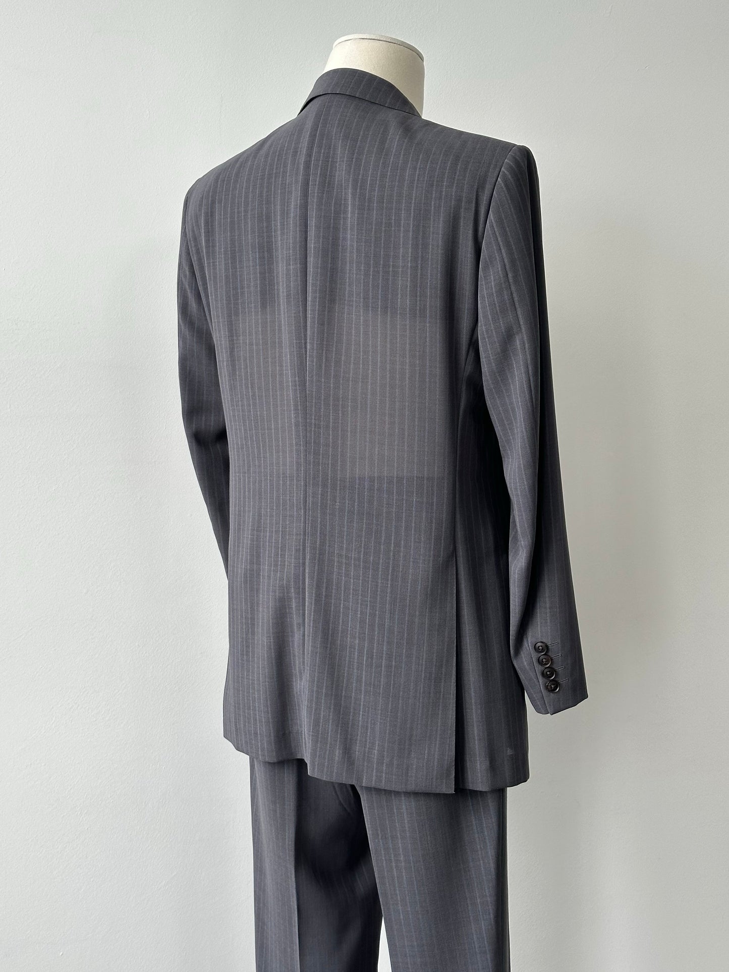 Burberry London 1990s Pure Wool Striped Suit - 40R/W32
