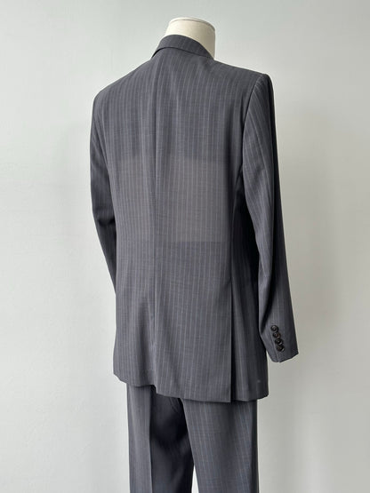 Burberry London 1990s Pure Wool Striped Suit - 40R/W32