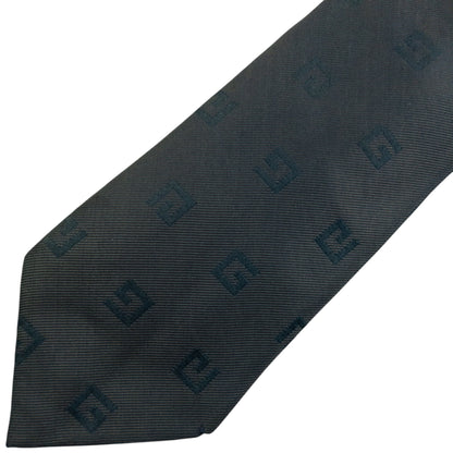 Vintage Gucci Iridescent Monogram Silk Scarf | O/S, Grey