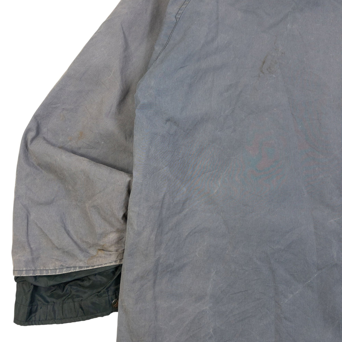 Vintage 90S Burberry Nova Check Lined Rain Jacket Size XL | XL, Blue