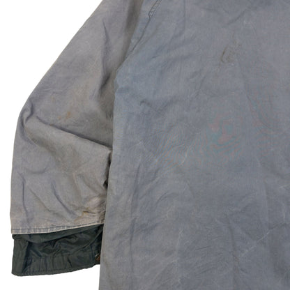 Vintage 90S Burberry Nova Check Lined Rain Jacket Size XL | XL, Blue