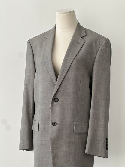 Loro Piana x Theory 2000s Pure Wool Micro Houndstooth Blazer - M