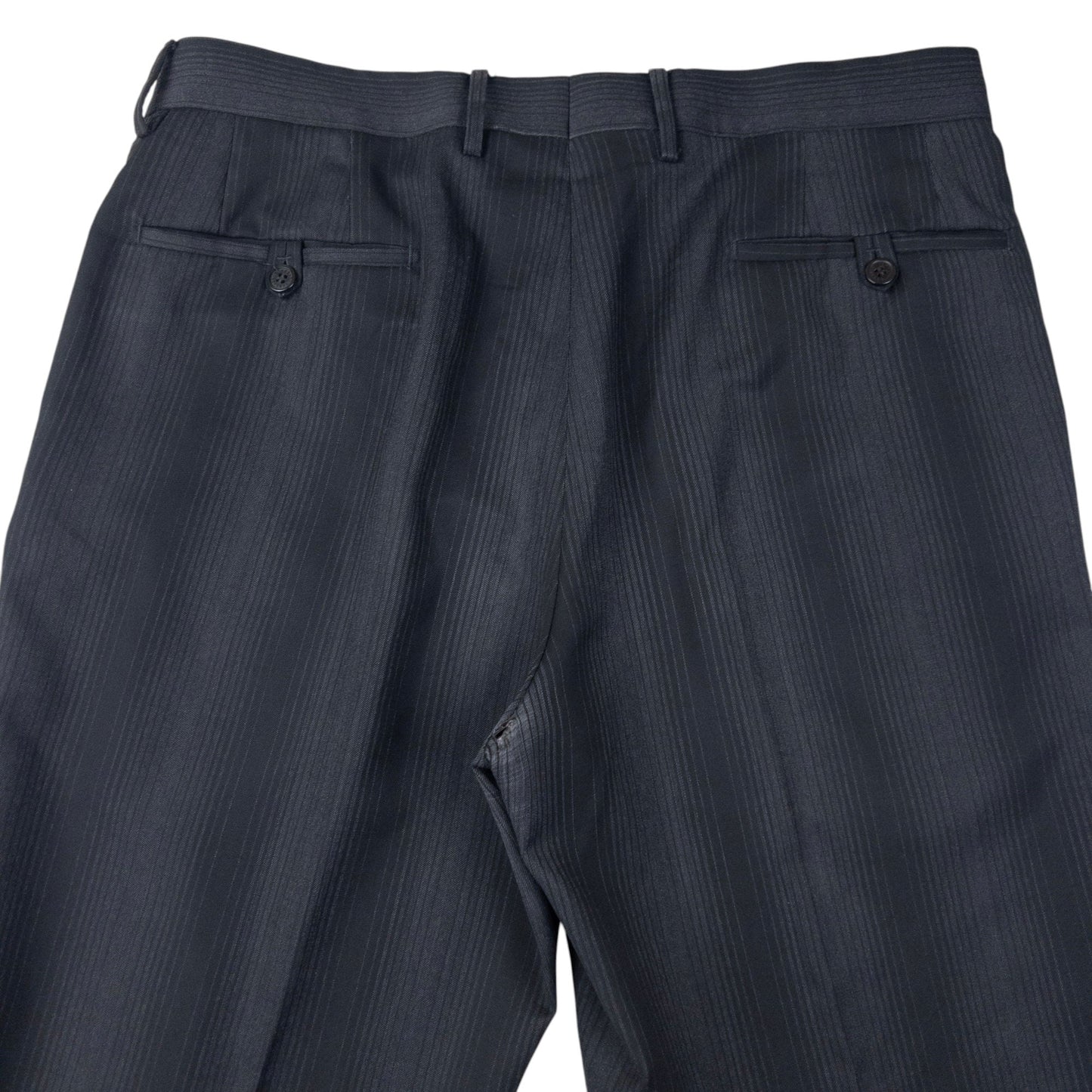 Vintage Versace Classic Striped Jacket & Trousers Suit Set Size L