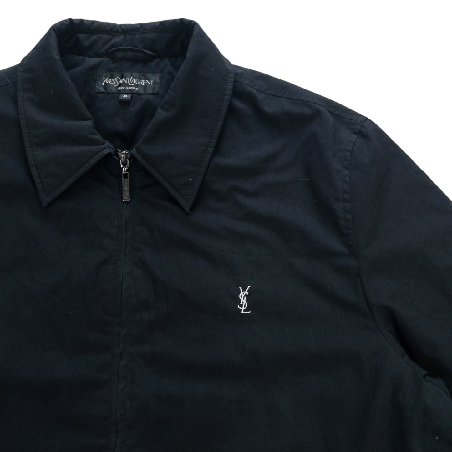 Vintage YSL Yves Saint Laurent Zip Up Jacket Size XL