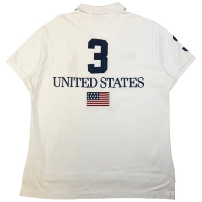Vintage Polo Ralph Lauren USA Polo Shirt Size L