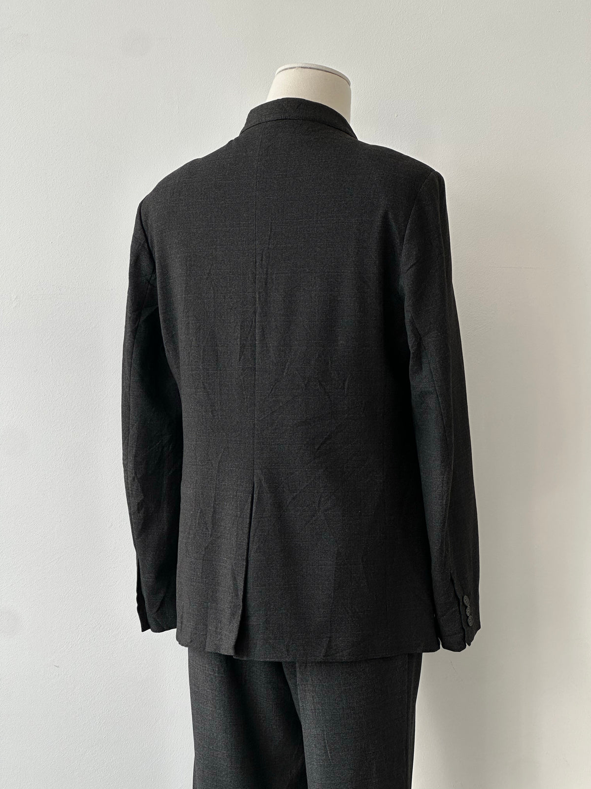 Vintage 2000s High Neck Single Breasted Suit - 42R/W36