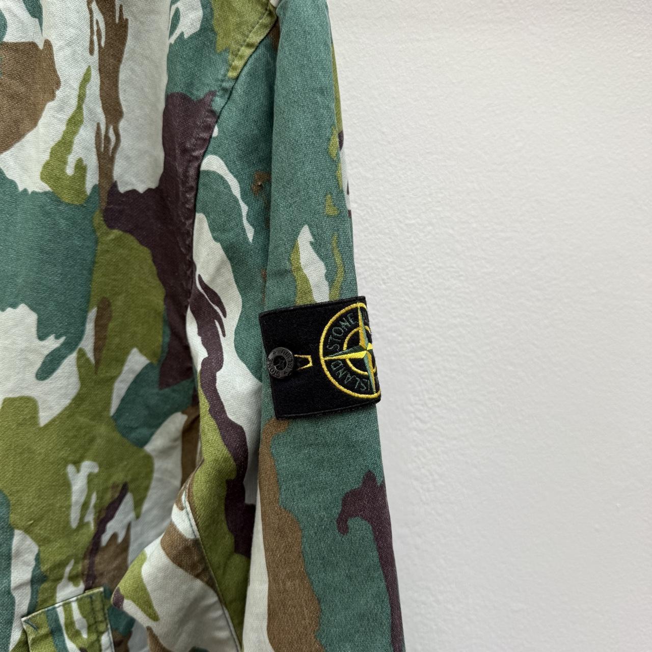 Stone Island Flowing Camo Bomber Jacket (L) | Large, Camo
