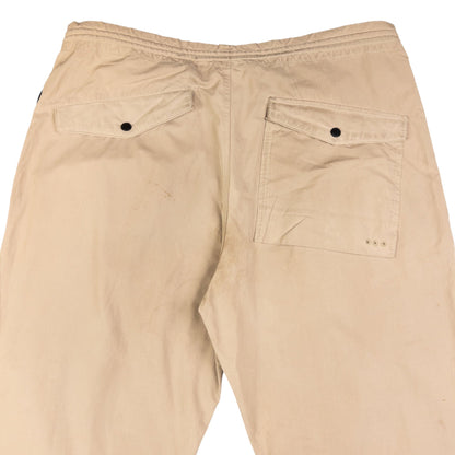 Vintage Maharishi Embroidered Dragon Roll Up Trousers Size M