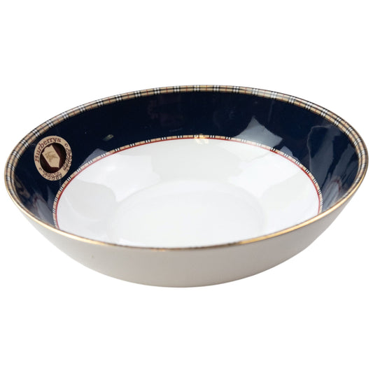Vintage 90s Burberry Nova Check Fine Bone China Salad Bowl | O/S, Mixed