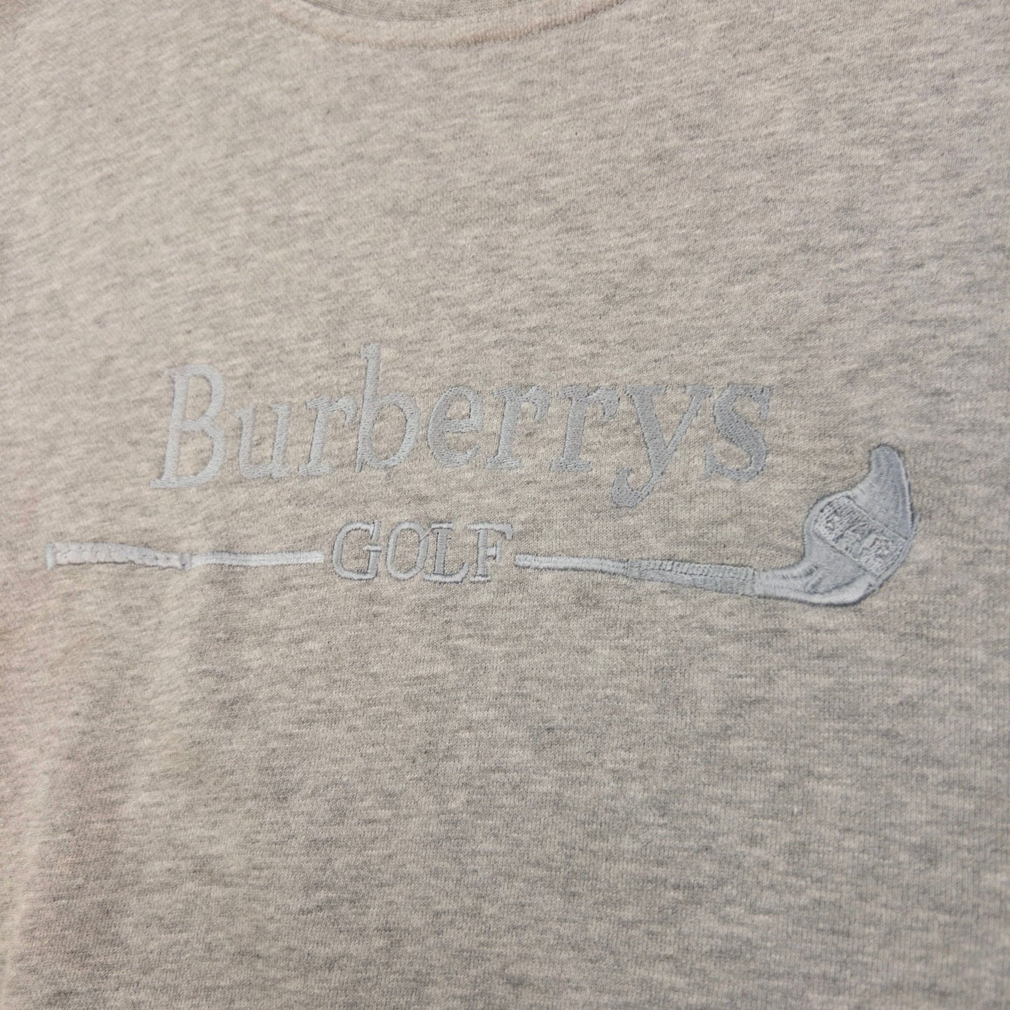 Vintage Burberry Golf Embroidered Sweatshirt Size XS