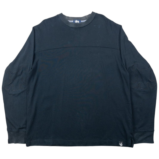 Vintage 2000s Stussy Embroidered Skull Jumper Size M