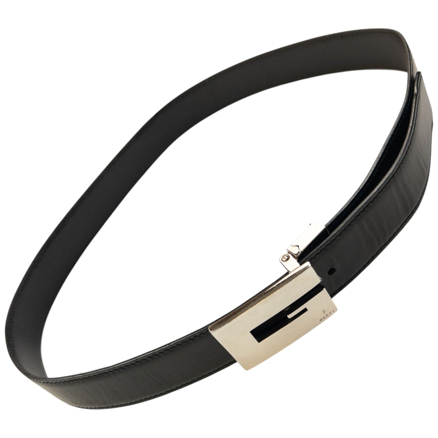 Vintage 2000s Gucci Leather Belt Size M | O/S, Black