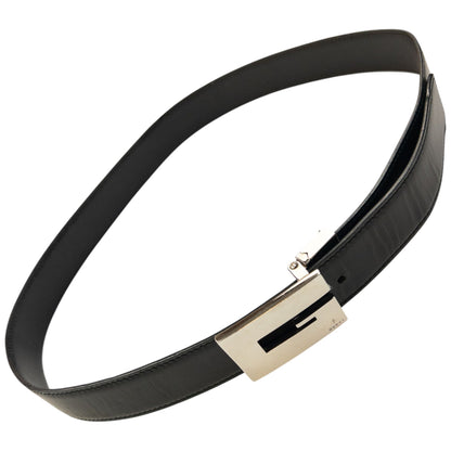 Vintage 2000s Gucci Leather Belt Size M | O/S, Black