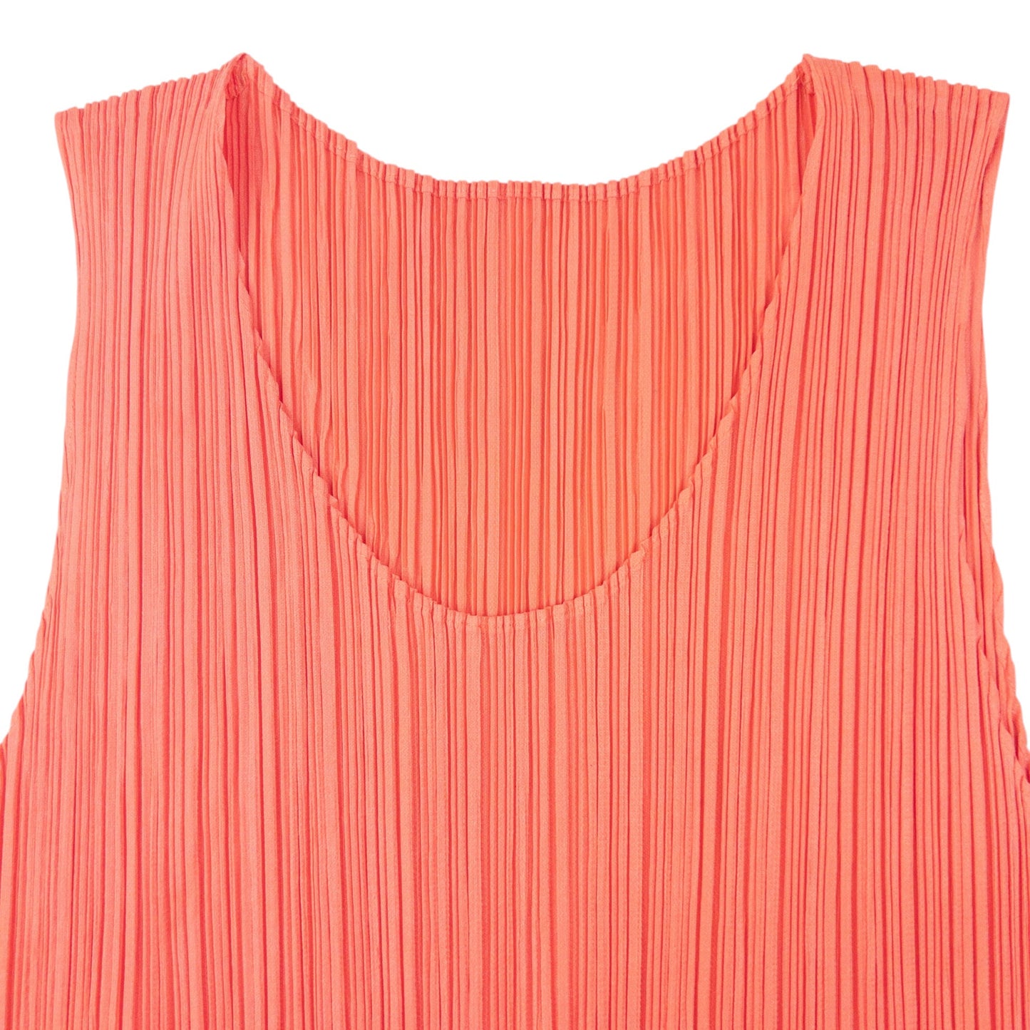 Vintage 90s Issey Miyake Pleated Vest Top Womens Size L | Large, Pink