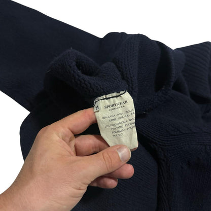 Stone Island A/W 1997 Navy Knit Pullover | Medium, Navy