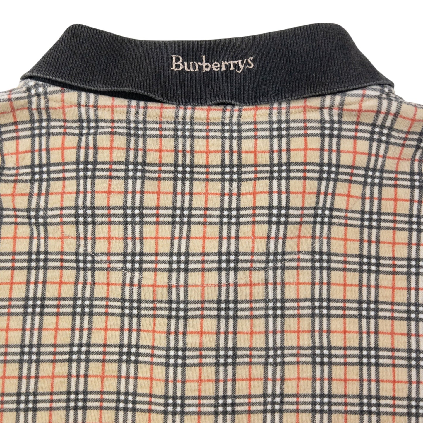 Vintage 90s Burberry Nova Check Polo Shirt Size L | Large, Multicoloured