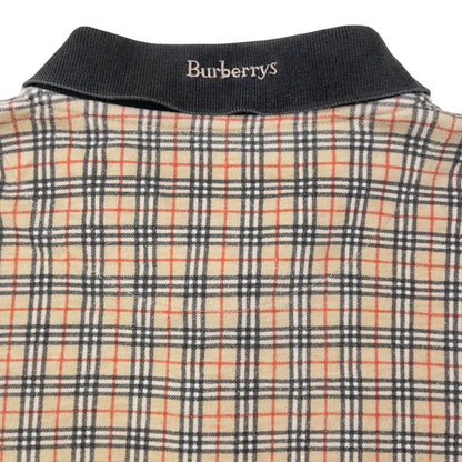 Vintage 90s Burberry Nova Check Polo Shirt Size L | Large, Multicoloured