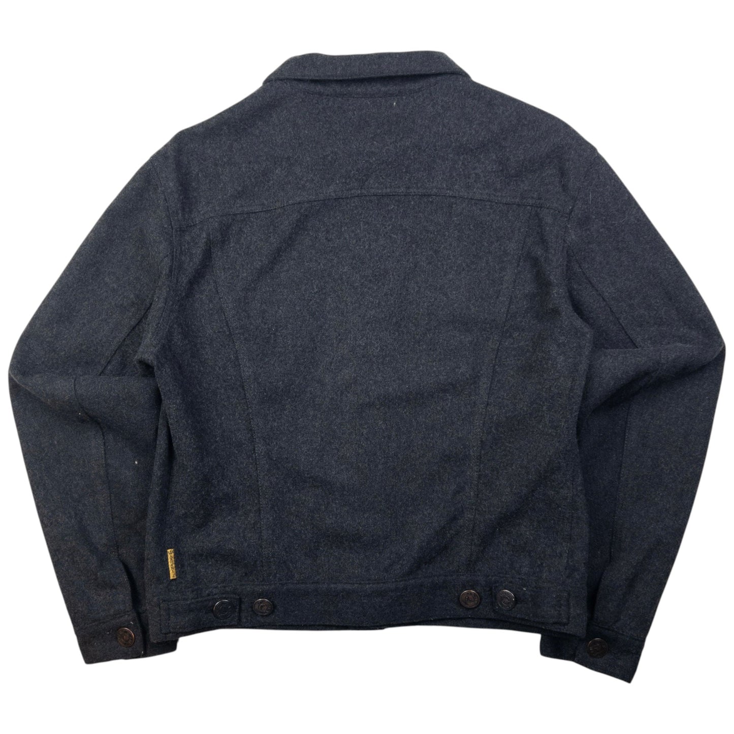 Vintage Armani Jeans Wool Button Up Jacket Size S