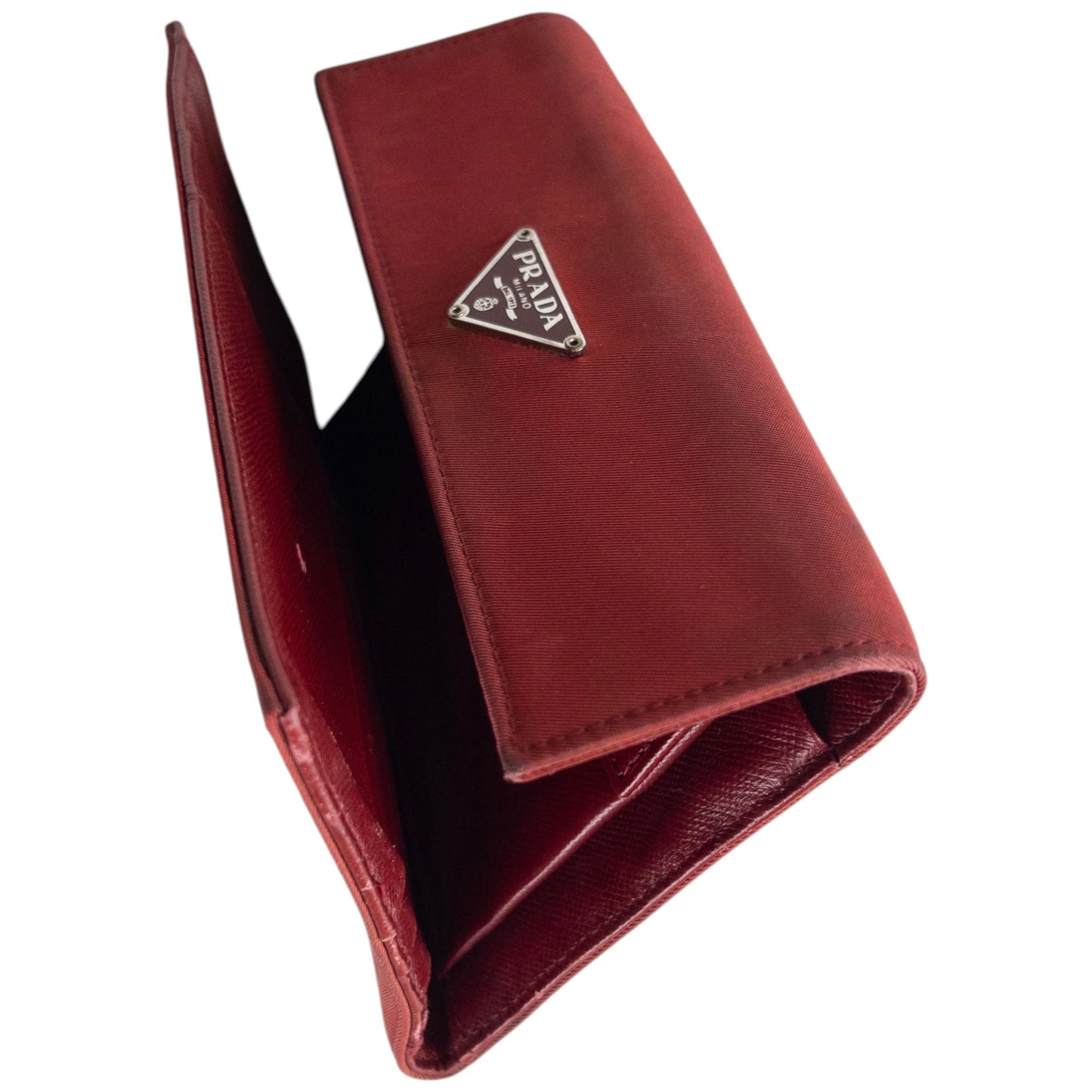 Vintage 2000s Prada Wallet | O/S, Red