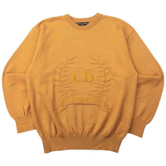 Vintage Dior Sports Embroidered Jumper Size M