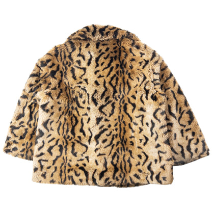 Vintage Miu Miu Faux Fur Leopard Print Jacket Womens Size S | Small, Brown