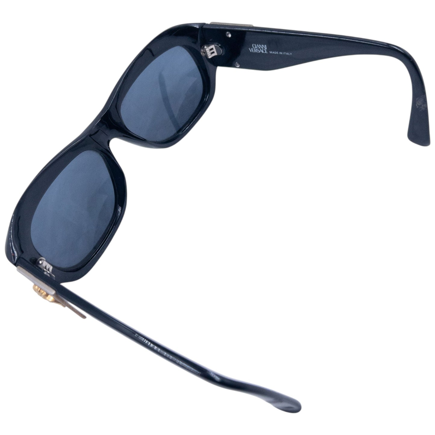 Vintage 90s Gianni Versace Medusa Sunglasses | O/S, Black