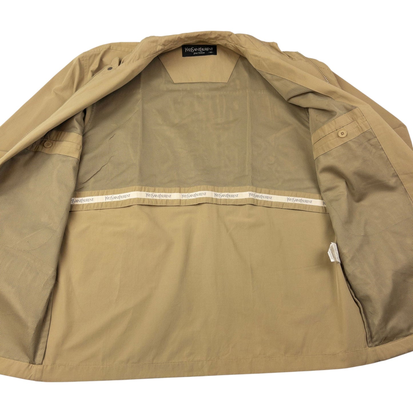 Vintage YSL Yves Saint Laurent Zip Up Jacket Size M