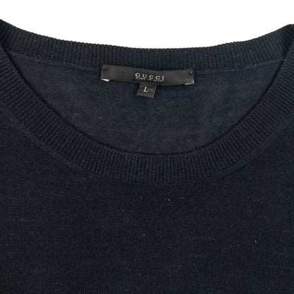 Vintage 2000s Gucci Lightweight Wool Jumper Size M | Medium, Multicoloured