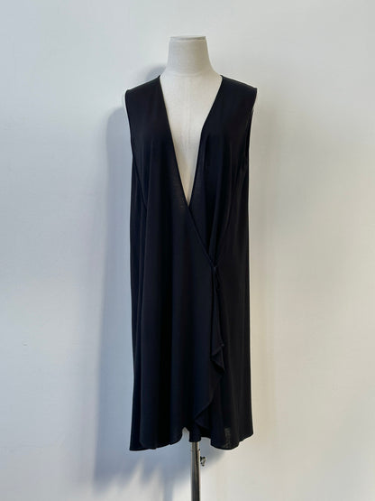 La Perla 1990s Cotton Side Split Wrap Top - L