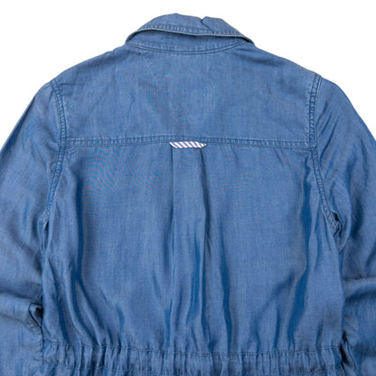 Vintage 2000s Burberry Blue Label Button Up Shirt Dress Womens Size S | Small, Blue