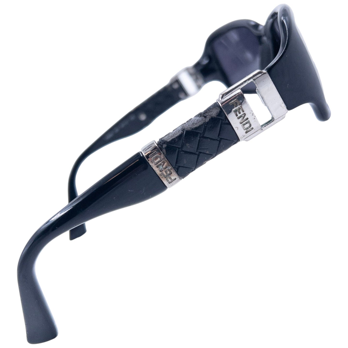 Vintage 2000s Fendi Embossed Sunglasses | O/S, Black