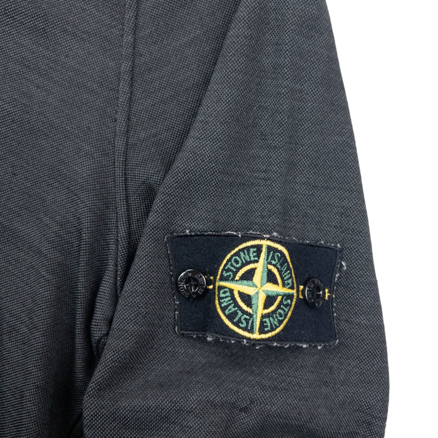 Vintage 2006 Stone Island Q Button Hoodie Size M