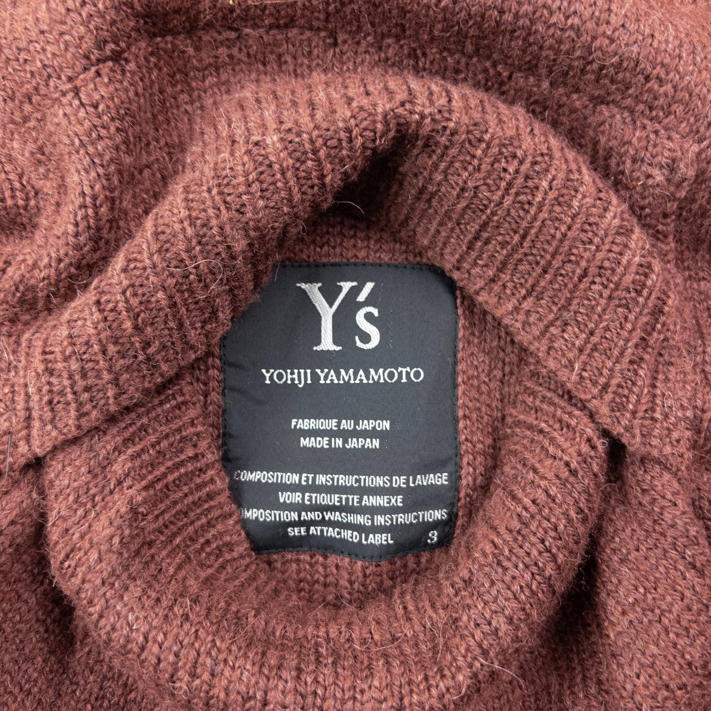 Vintage 2000s Yohji Yamamoto Wool Turtleneck Jumper Womens Size S | Small, Multicoloured