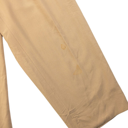 Vintage 90s Issey Miyake Pleated Trousers Size W24 | W24, Beige