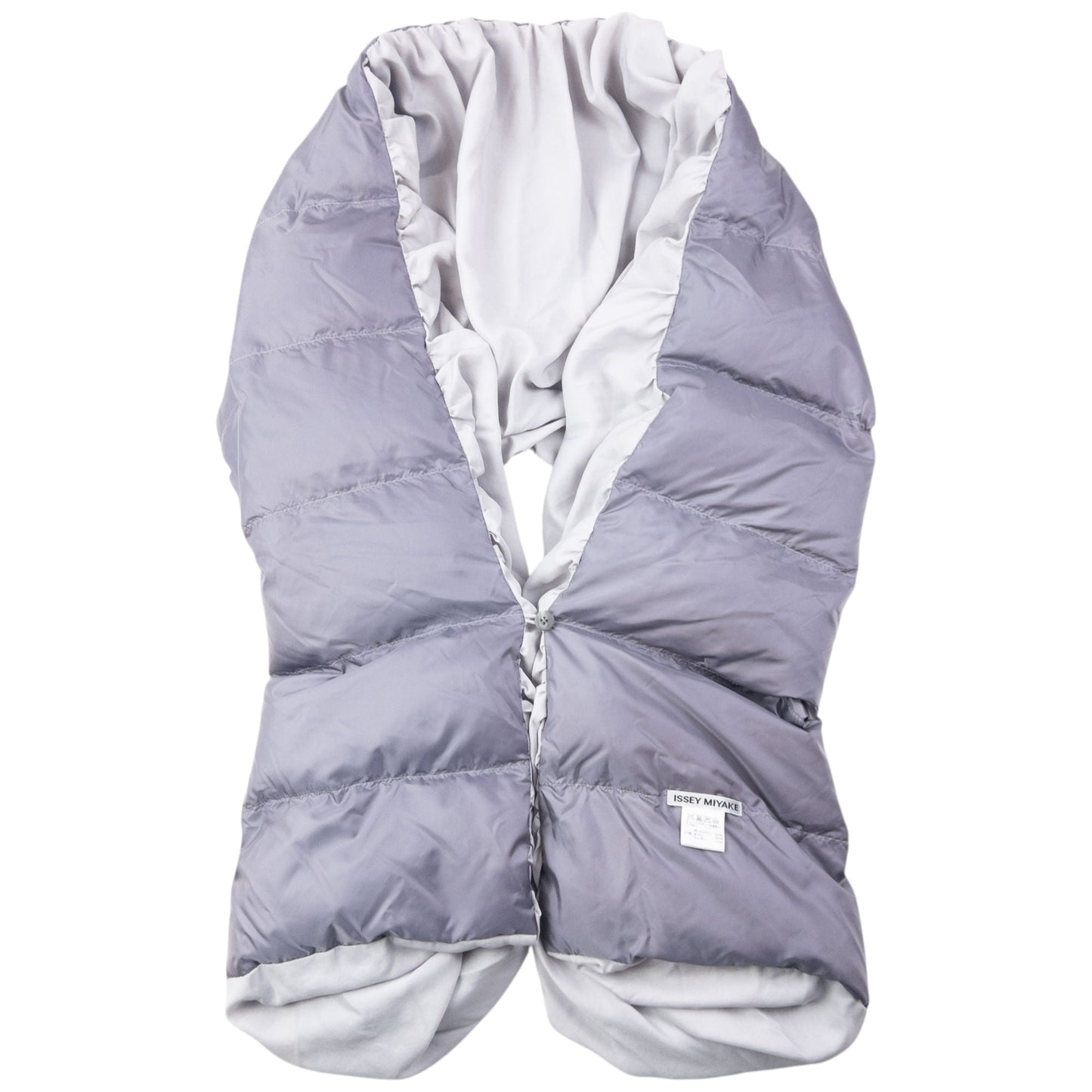 Vintage 90s Issey Miyake Ruched Puffer Scarf