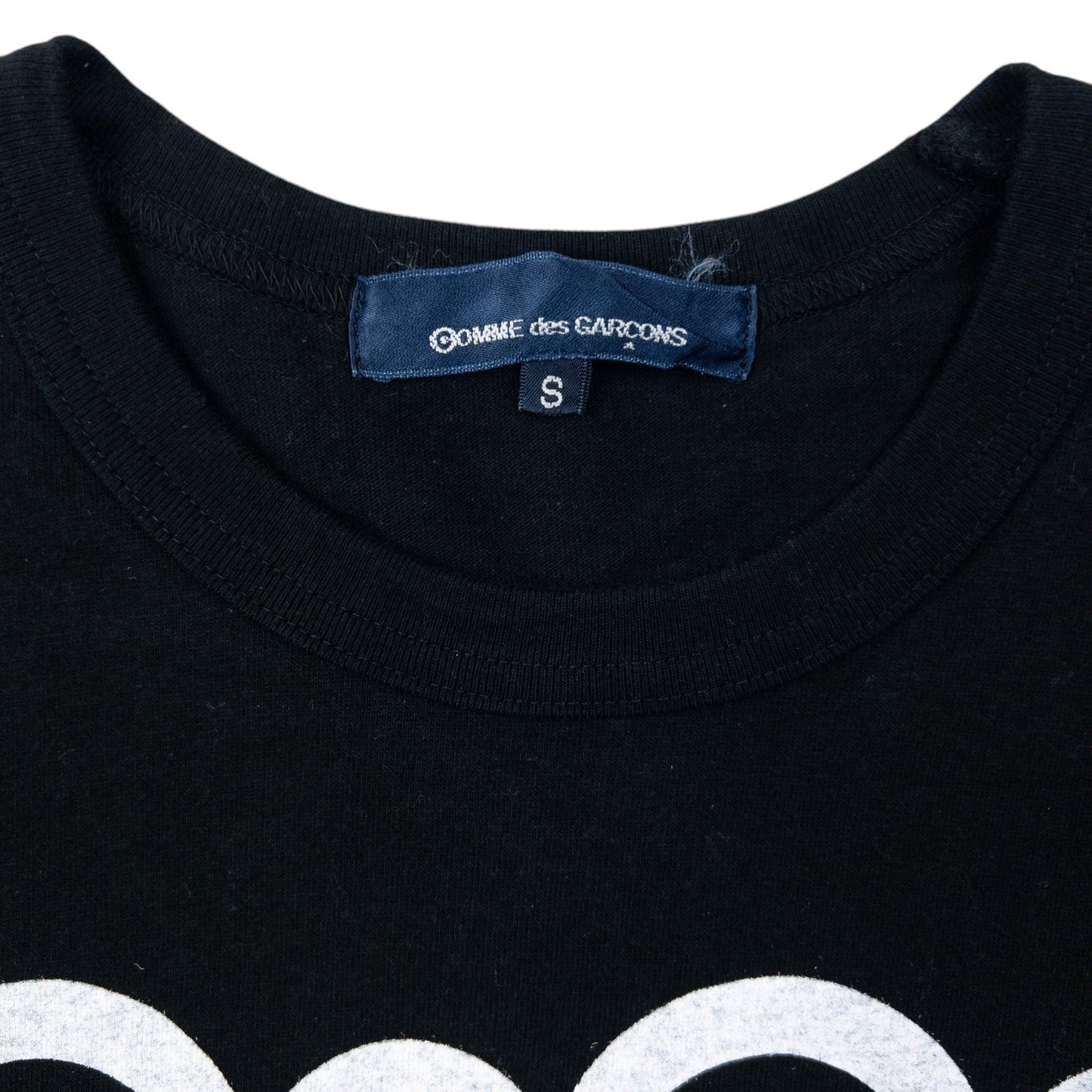 2016 Comme Des Garçons Circle Graphic T Shirt Womens Size S | Small, Black