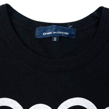 2016 Comme Des Garçons Circle Graphic T Shirt Womens Size S | Small, Black