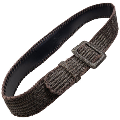 Vintage 90s YSL Yves Saint Laurent Woven Belt Size L | O/S, Brown