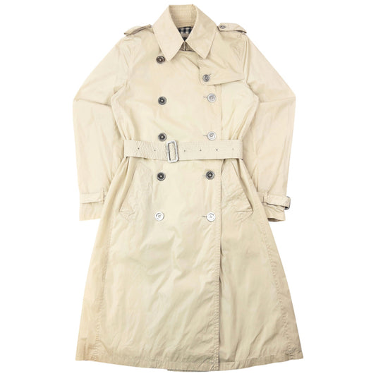 Vintage Burberry Belt Waist Trench Jacket Womens Size 4 | Small, Cream