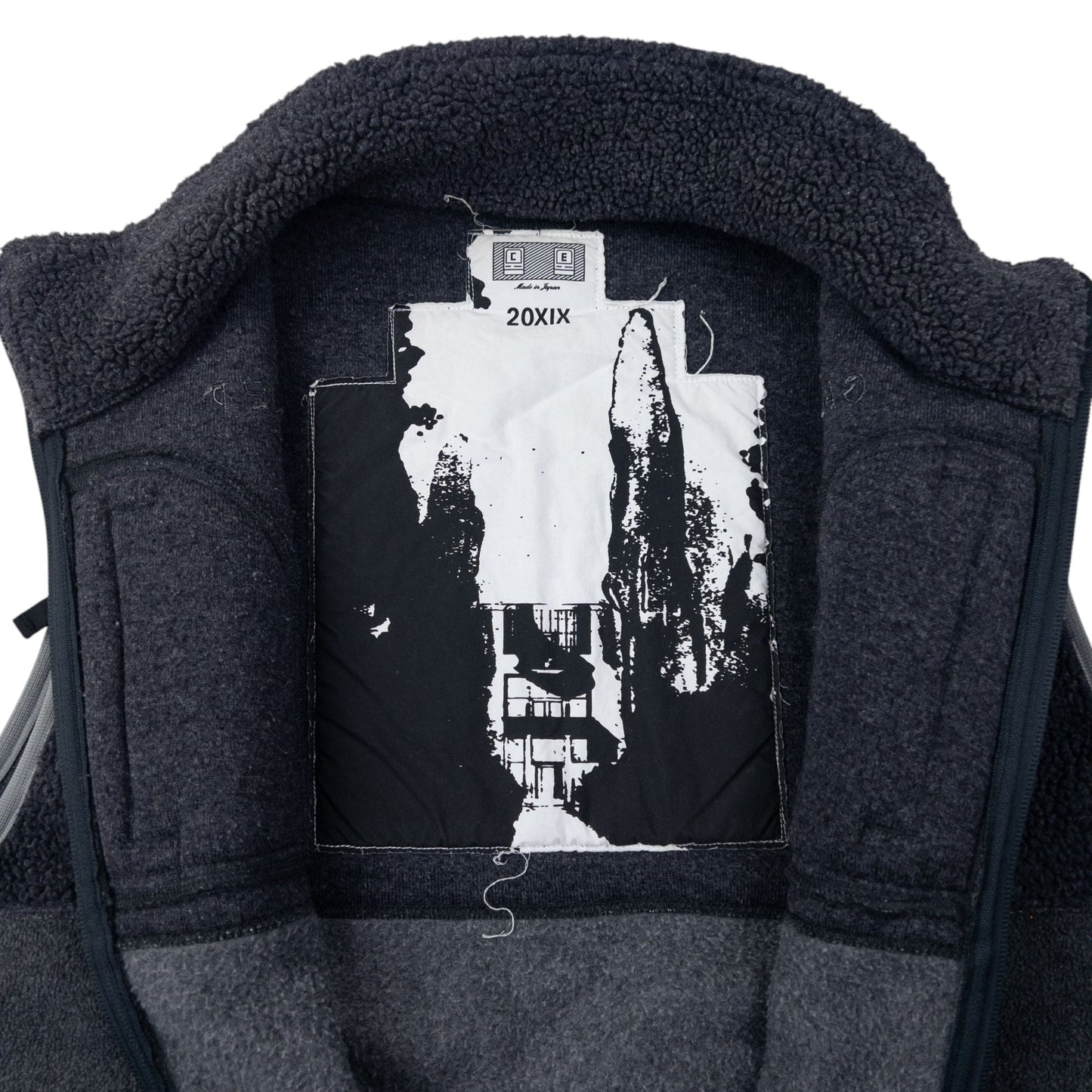Cav Empt Zip Up Fleece Gilet Size M