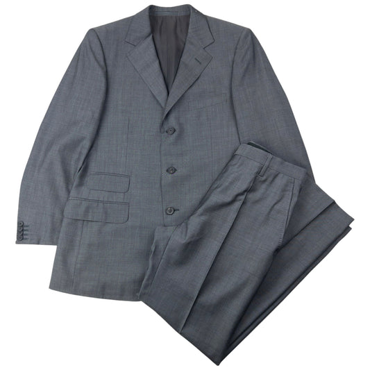 Vintage 90s Gucci Jacket & Trousers Suit Set Size M | Medium, Grey