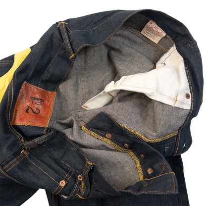 Vintage 2000s Evisu Daicock Japanese Denim Jeans Size W35 | W35, Navy
