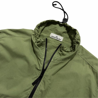 Stone Island Green Pullover Smock Jacket | Large, Green
