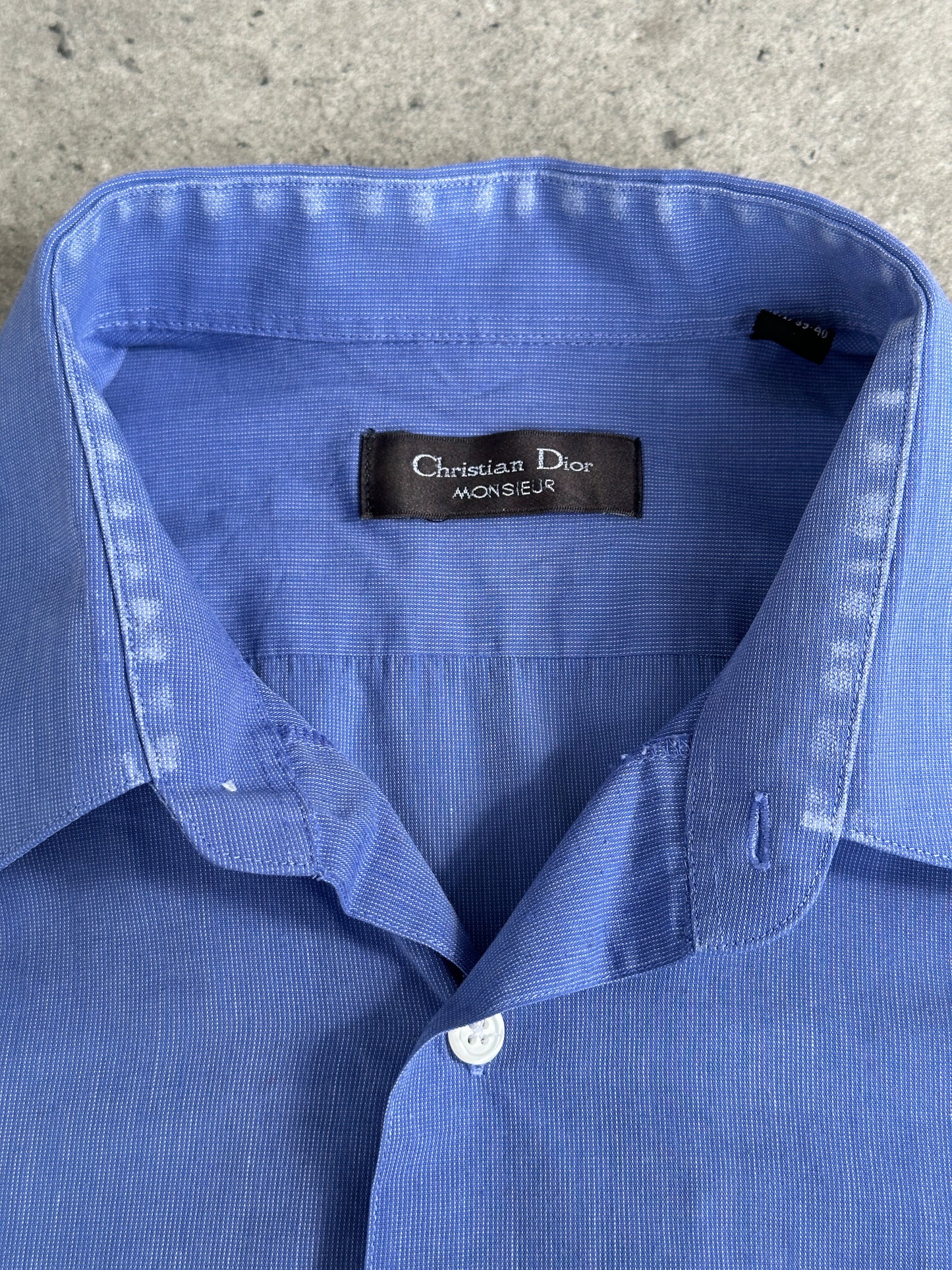 Christian Dior Monsieur 1990s Cotton Logo Shirt - M