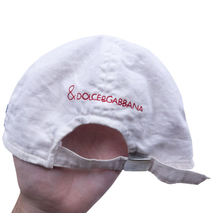 Vintage 2000s Dolce & Gabbana Embroidered Hat Size L | O/S, Multicoloured