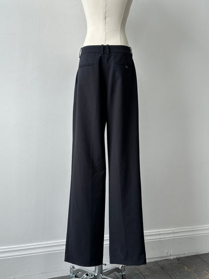 Calvin Klein 2000s Wide Leg Tailored Trousers - W28