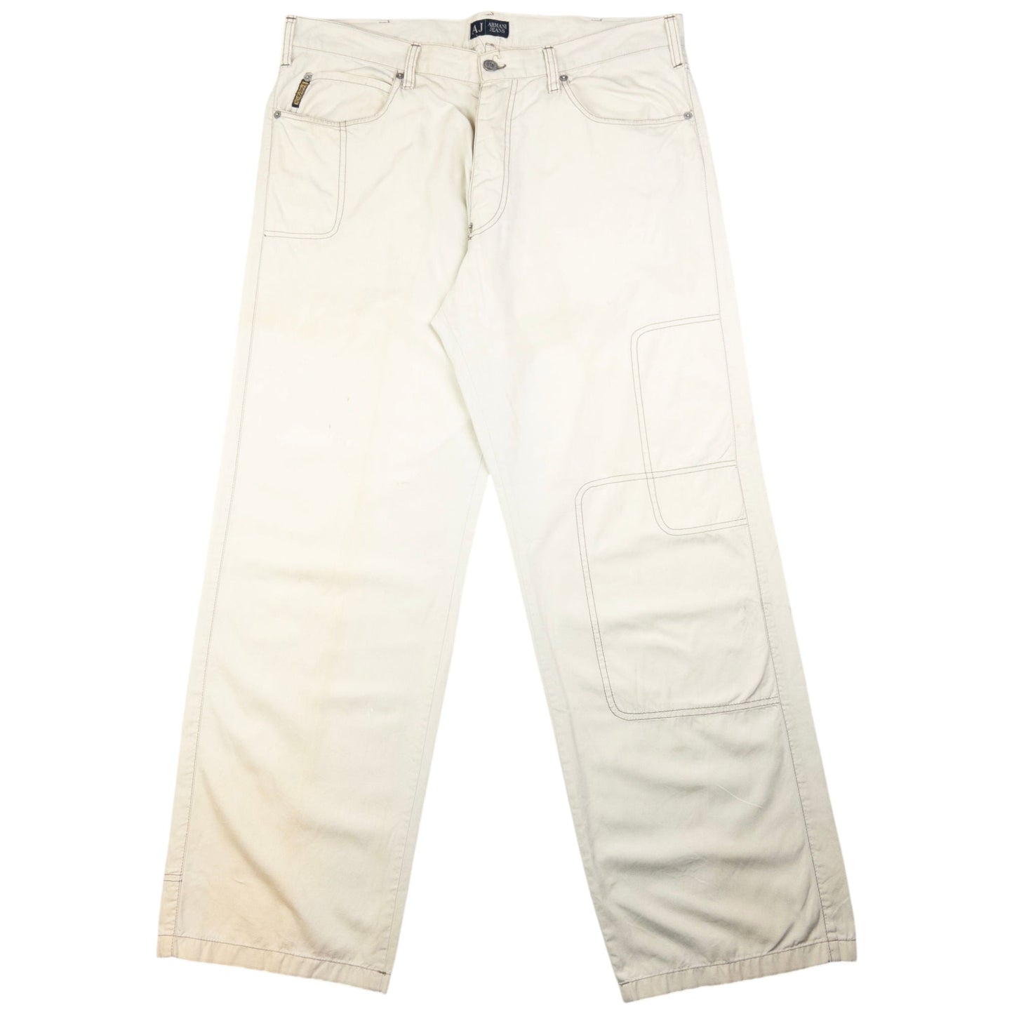 Vintage Armani Jeans Lightweight Trousers Size W37