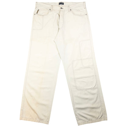 Vintage Armani Jeans Lightweight Trousers Size W37